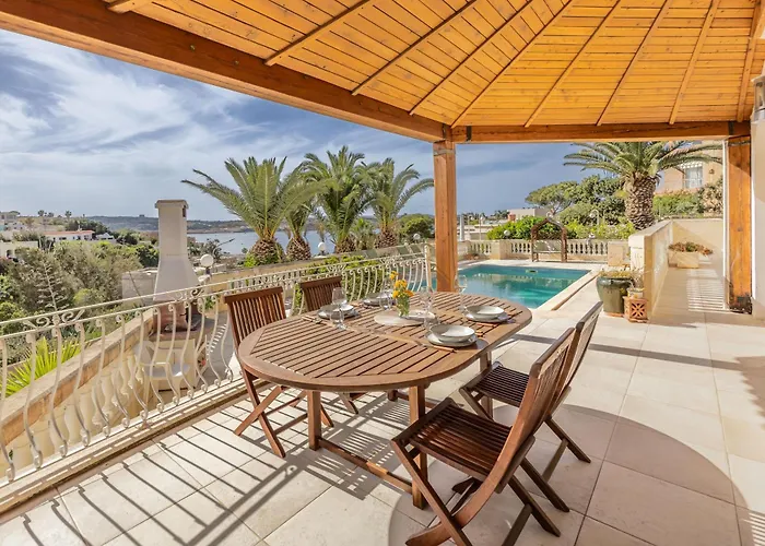 Azure Dream: Lux 4-Bed Villa With Pool, Sea View & Garage